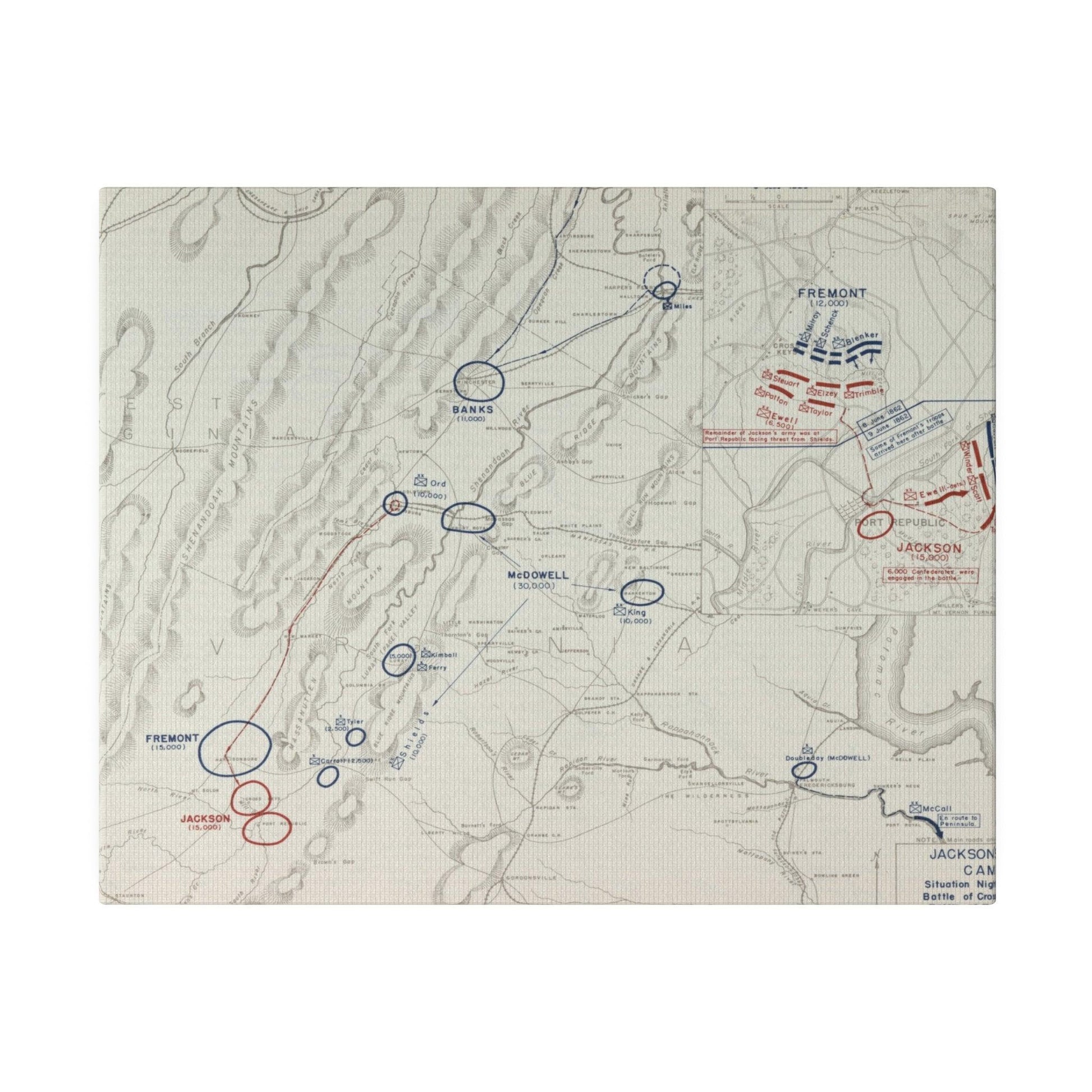 Close-up of detailed canvas texture highlighting the aged, matte finish and subtle brushstroke patterns from a top-down