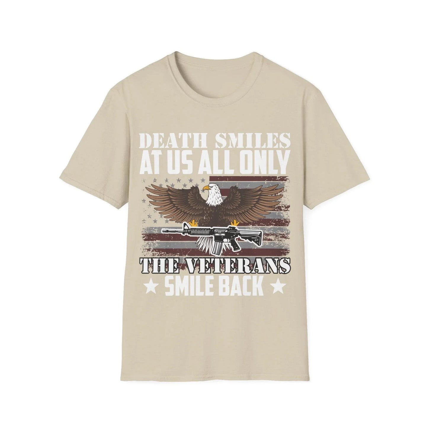 Close-up of the soft, heather gray fabric highlighting the smooth texture and subtle speckled pattern of the Death Smiles