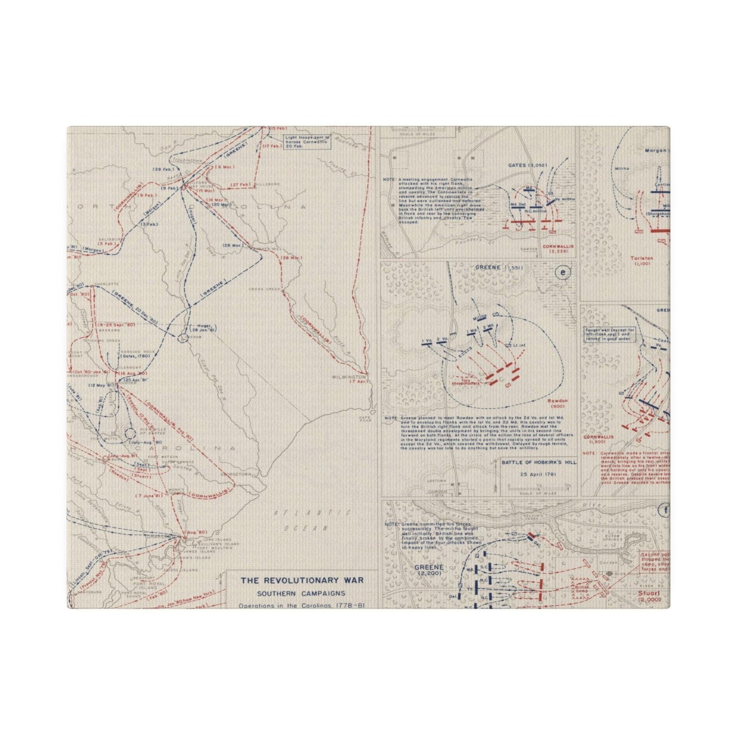 Revolutionary War, Carolinas 1778-1781 - Pacific Sky Games