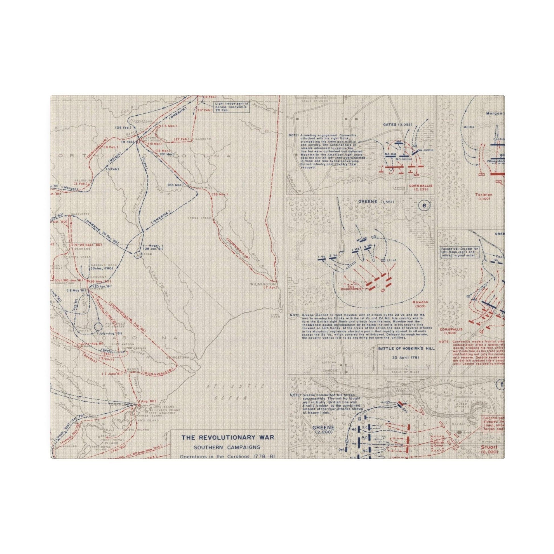 Revolutionary War, Carolinas 1778-1781 - Pacific Sky Games