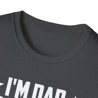 Close-up of the comfortable heather gray fabric and subtle stitched neckline on the relaxed fit t-shirt from a slightly