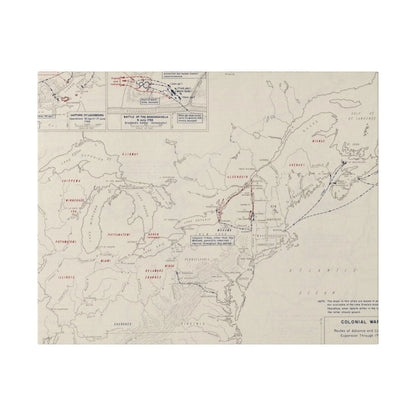 Close-up of textured canvas material highlighting the detailed brushstroke finish and subtle color variations in Colonial