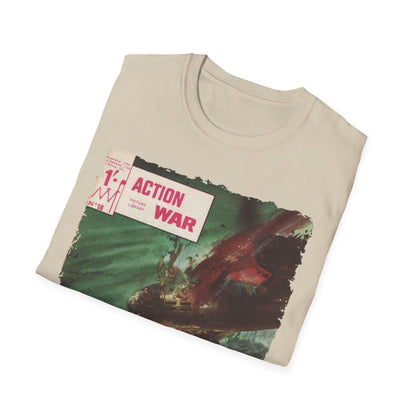 Close-up of the charcoal gray fabric showing the soft, smooth texture and subtle heather pattern of the unisex relaxed-fit