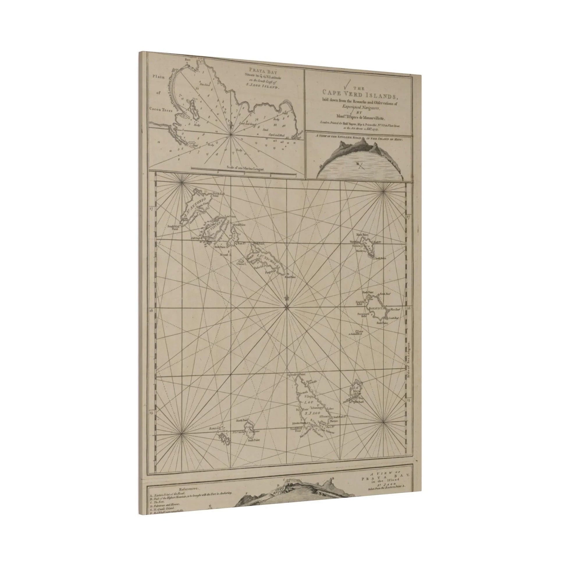 Close-up of vibrant watercolor-style island map highlighting detailed coastline contours and subtle color gradients on