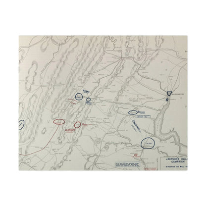 Close-up of detailed canvas texture highlighting aged, distressed finish and subtle brushstroke effects on the War-era scene.