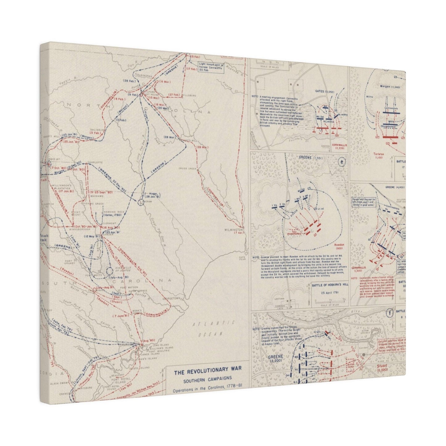 Revolutionary War, Carolinas 1778-1781 - Pacific Sky Games