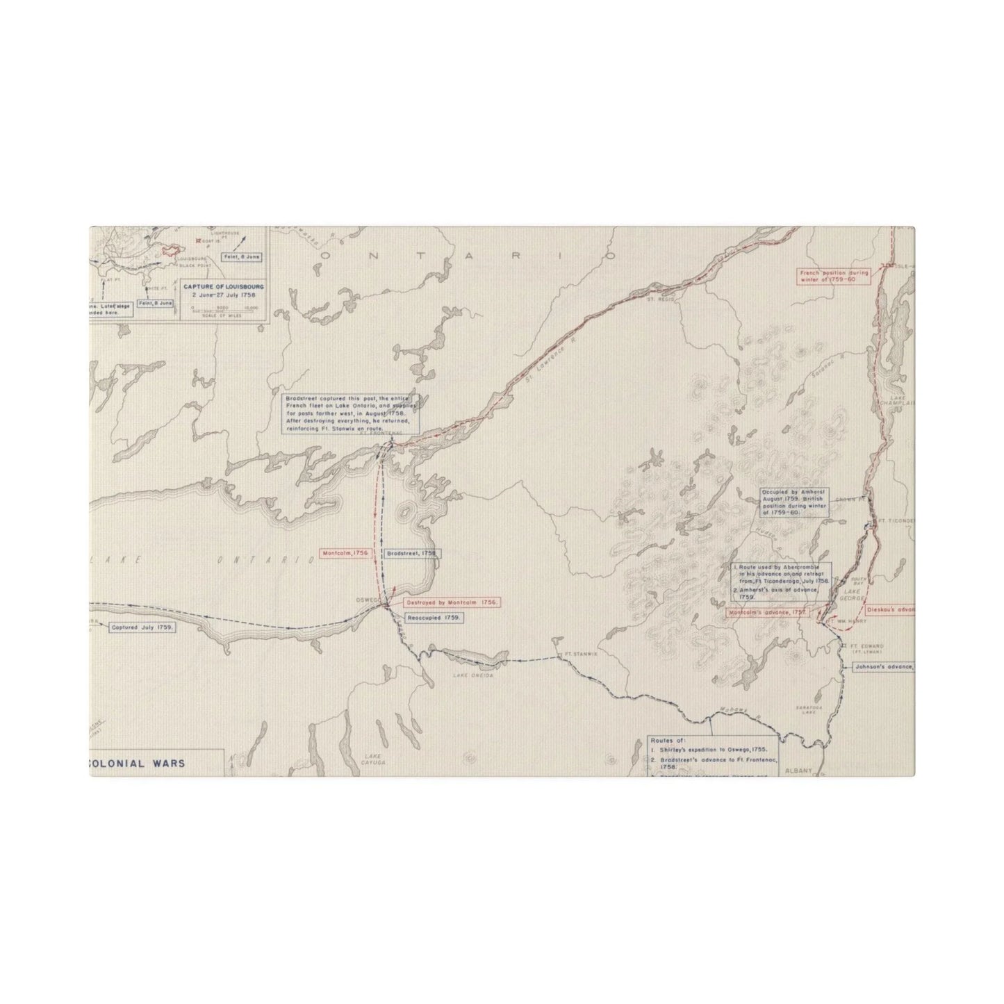 Close-up of textured canvas surface highlighting detailed brushstroke patterns and subtle color variations in the Colonial