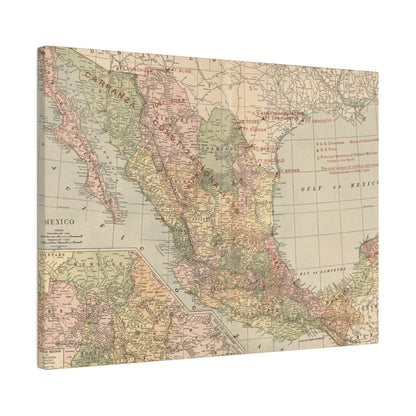 Close-up of detailed brushstrokes highlighting the vivid red and navy colors capturing the dynamic scene from a top-down