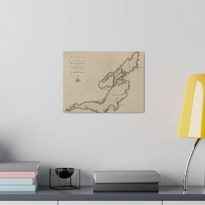 Close-up of the textured canvas material showcasing natural fibers and subtle weave details from a top-front angle.