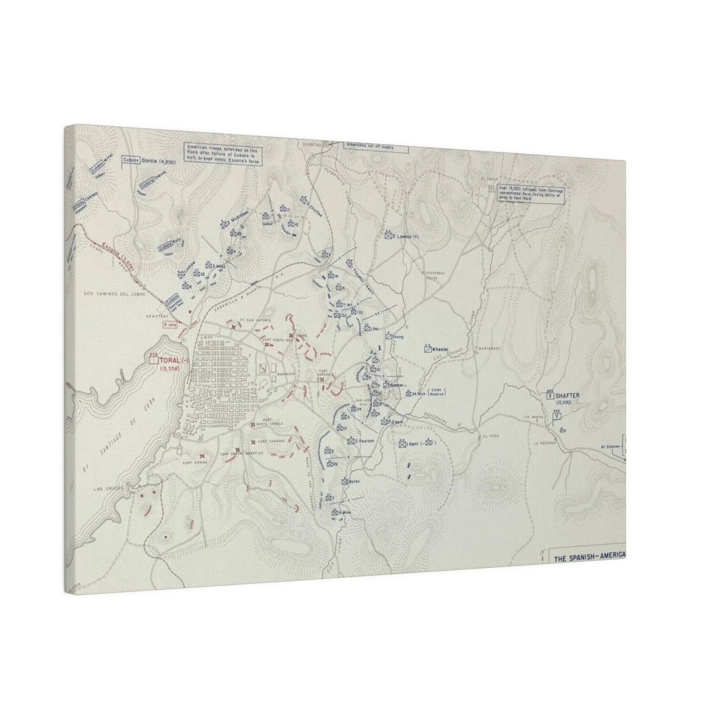 Spanish-American War, Santiago Campaign, Surrender of Santiago 14 July 1898 - Pacific Sky Games