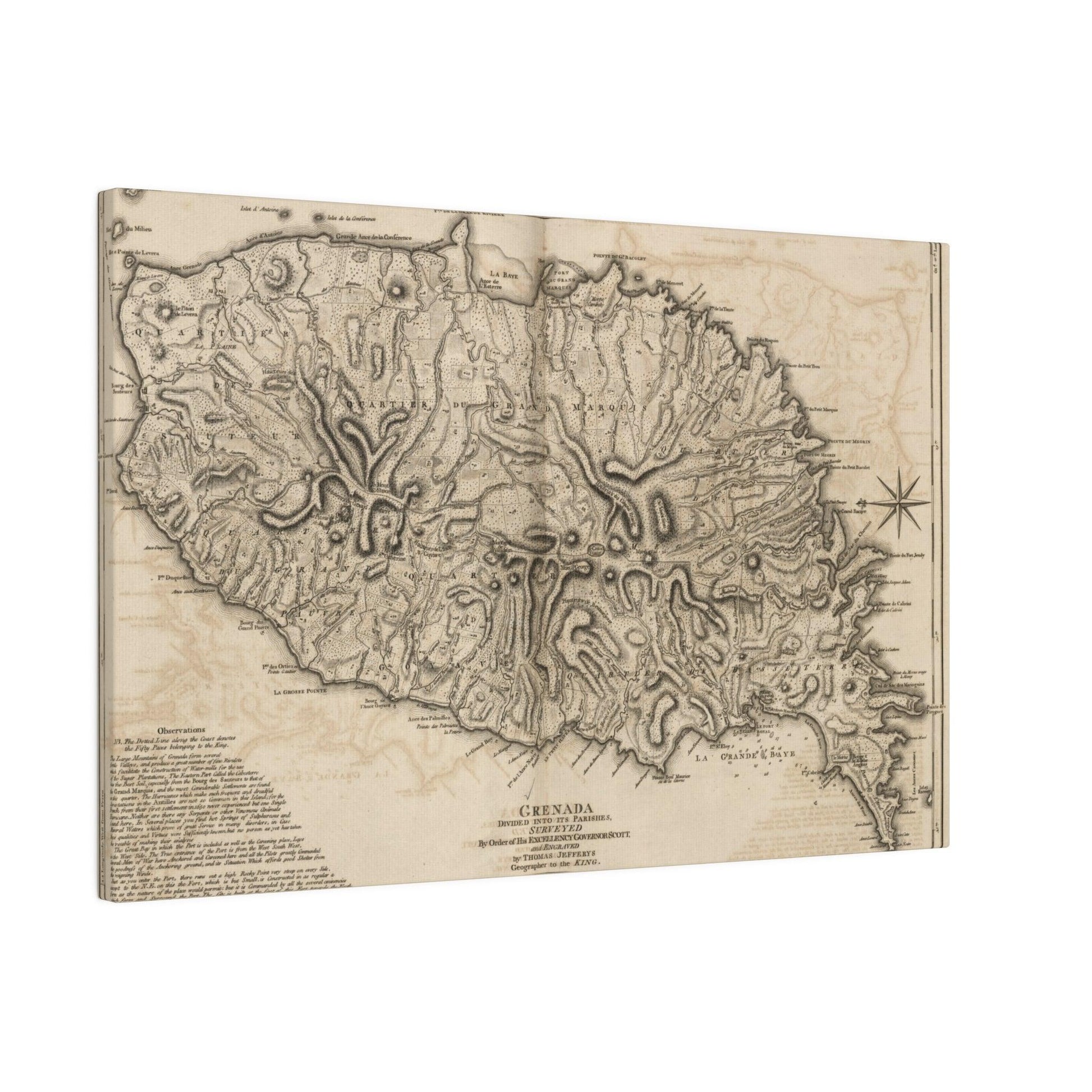 Close-up of the Grenada canvas fabric showing textured weave and vibrant color detail from a slightly angled perspective.