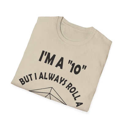 Close-up of the black unisex softstyle T-shirt's neckline showing reinforced stitching and smooth fabric surface at a slight