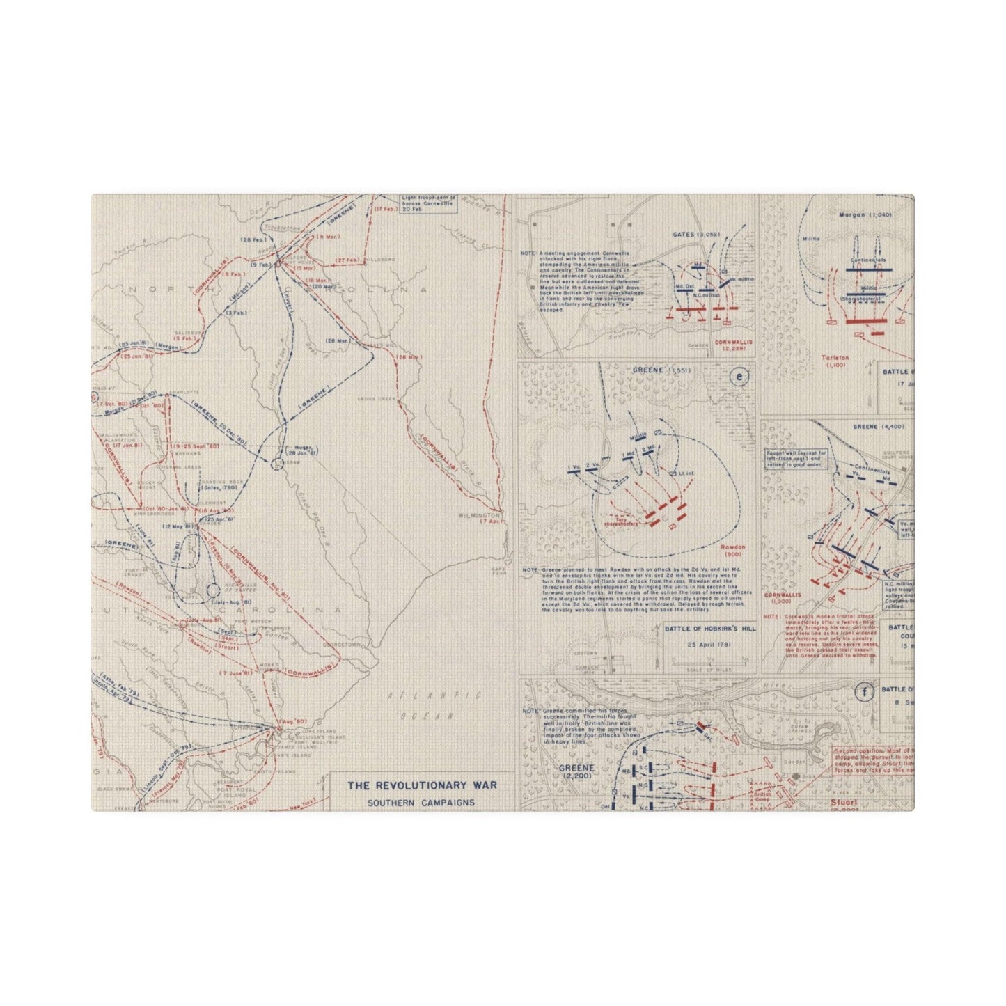 Revolutionary War, Carolinas 1778-1781 - Pacific Sky Games