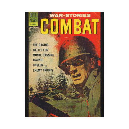 Close-up of textured canvas fabric revealing subtle weave patterns and distressed finish from the top corner angle.