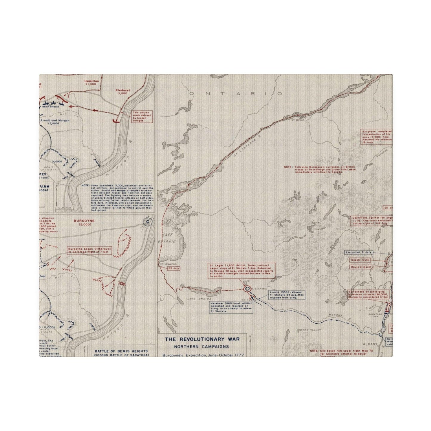 Revolutionary War, Burgoyne's Expedition 1777 - Pacific Sky Games