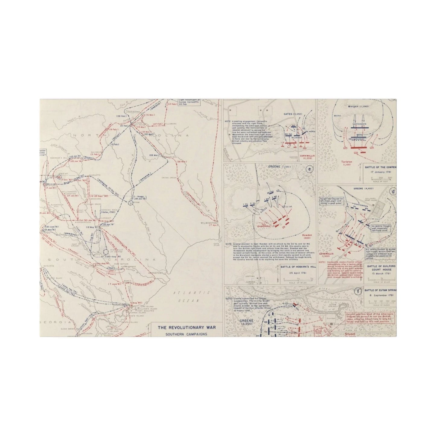 Revolutionary War, Carolinas 1778-1781 - Pacific Sky Games