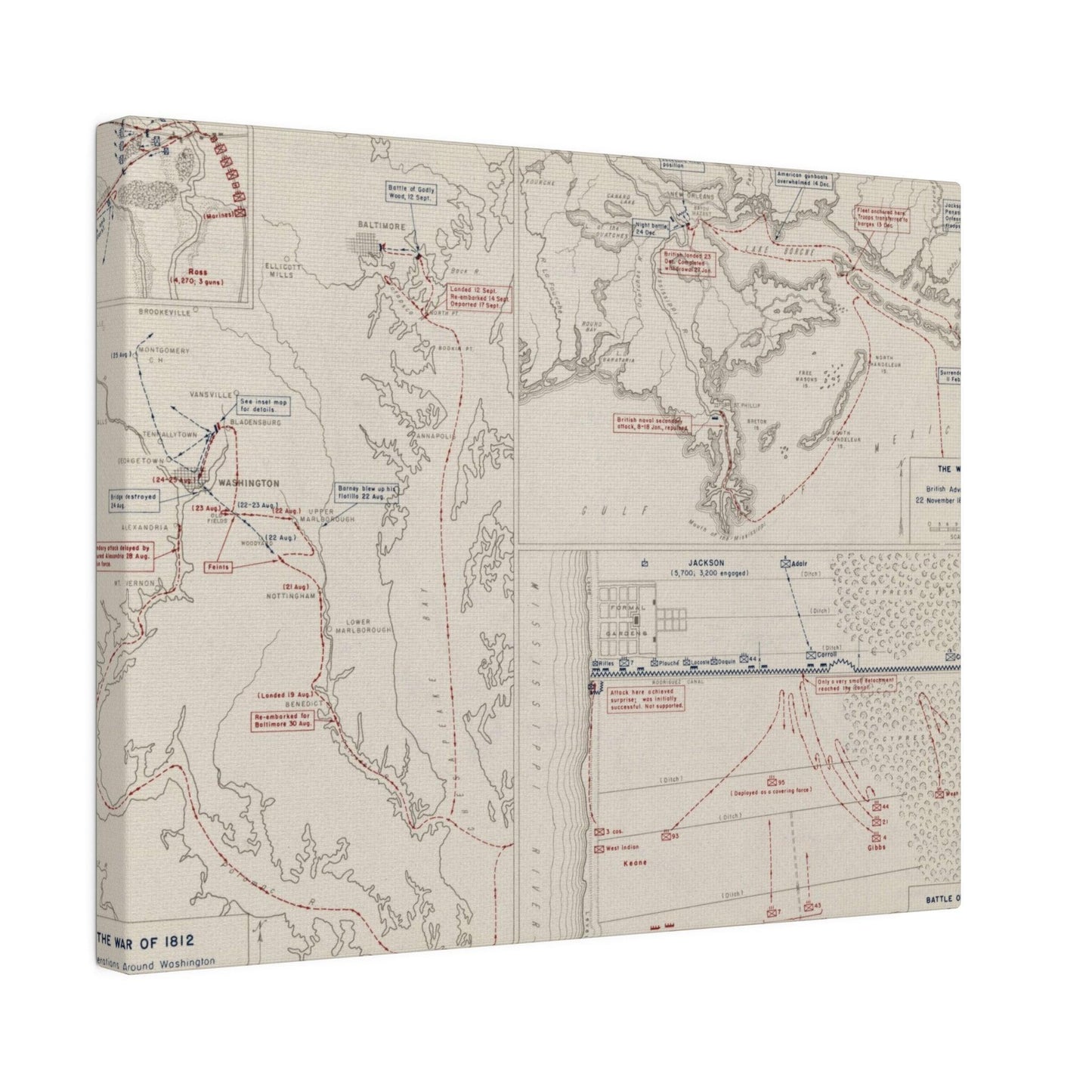 War of 1812, Washington and Baltimore; New Orleans 1814 - Pacific Sky Games