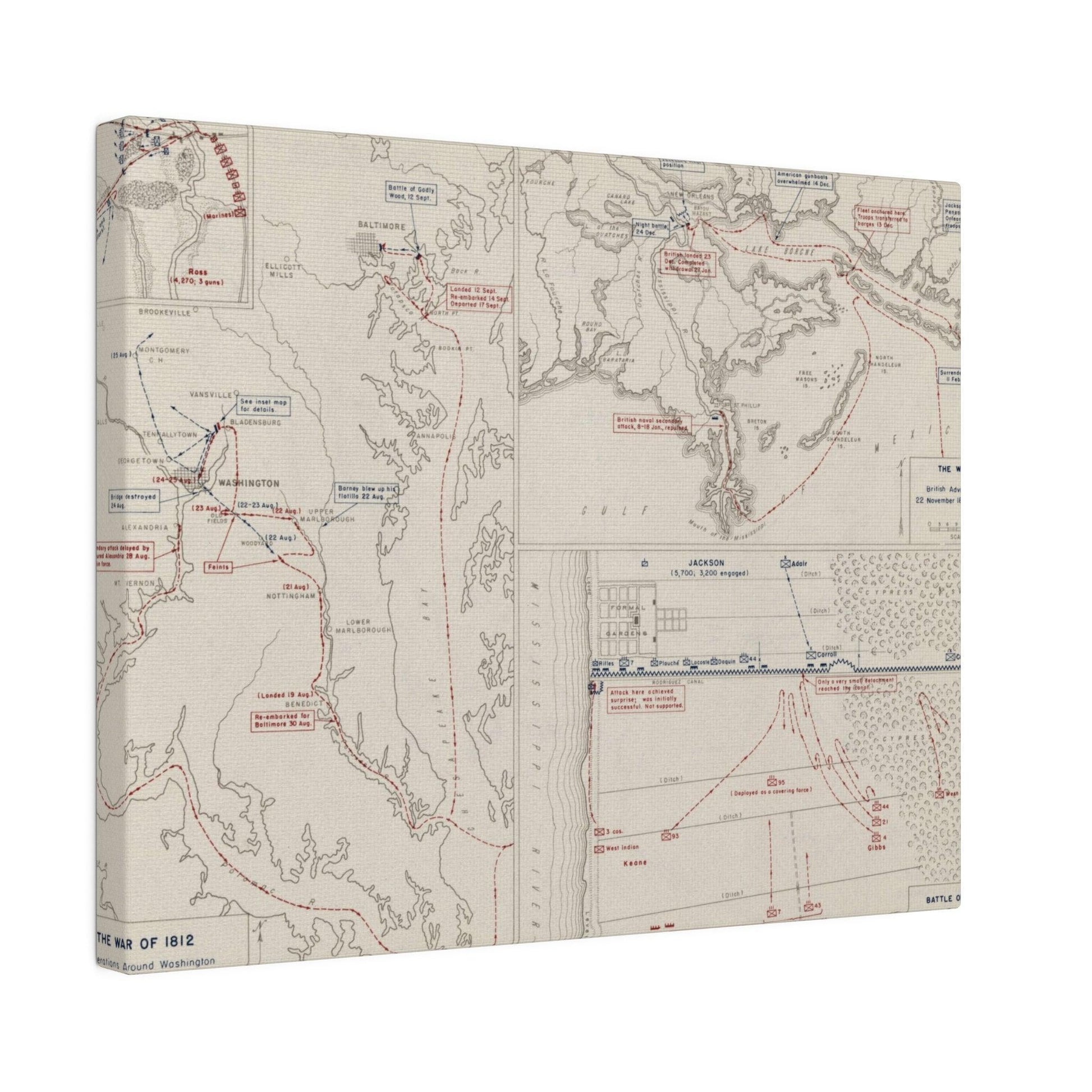 War of 1812, Washington and Baltimore; New Orleans 1814 - Pacific Sky Games