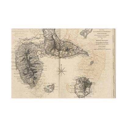 Close-up of the Guadaloupe canvas fabric showcasing its textured weave and rich navy blue color detail