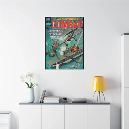 Close-up of the textured canvas material showcasing the vintage, distressed finish and subtle color variations on the