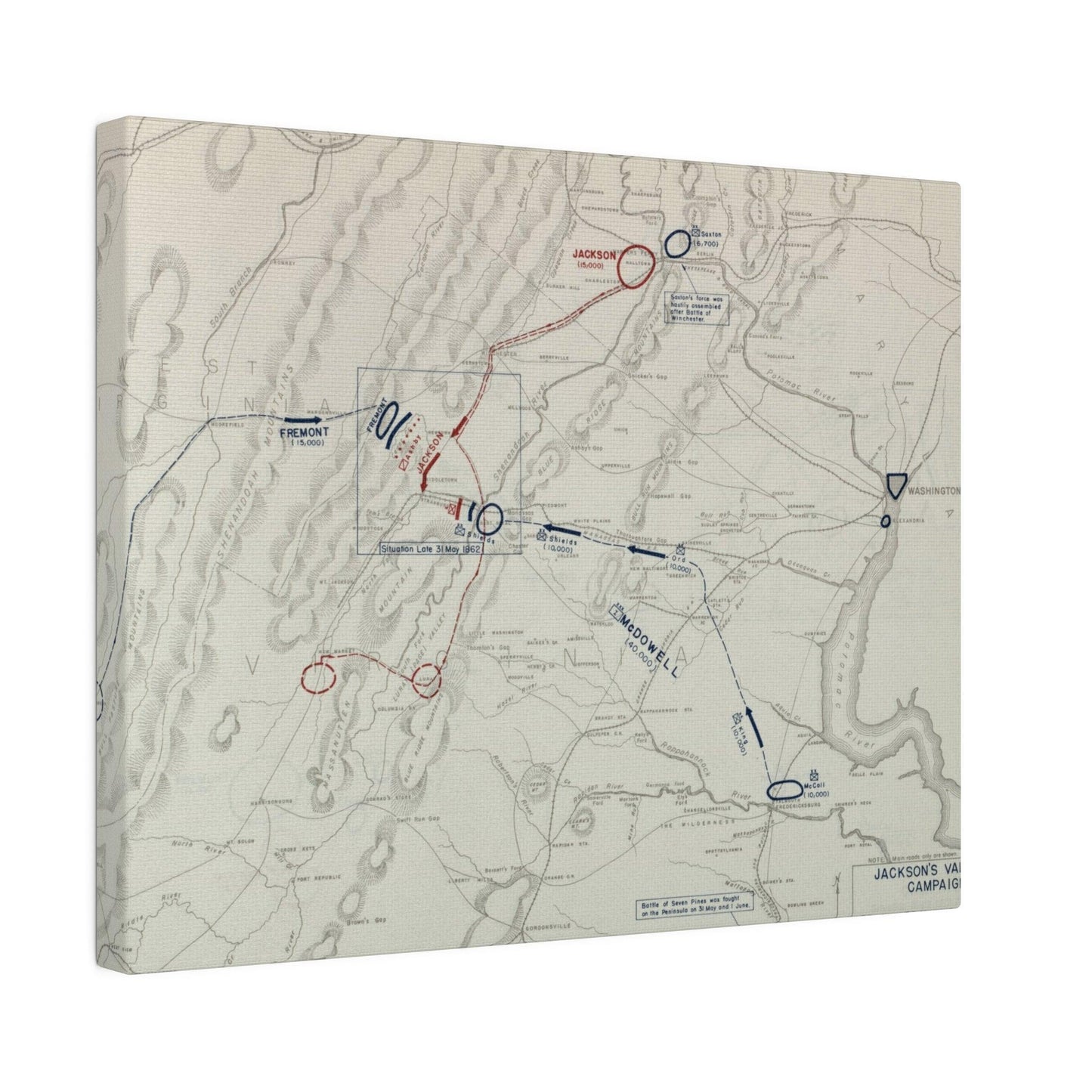 Close-up of detailed canvas texture with subtle brushstroke patterns and aged finish highlighting 19th-century style.