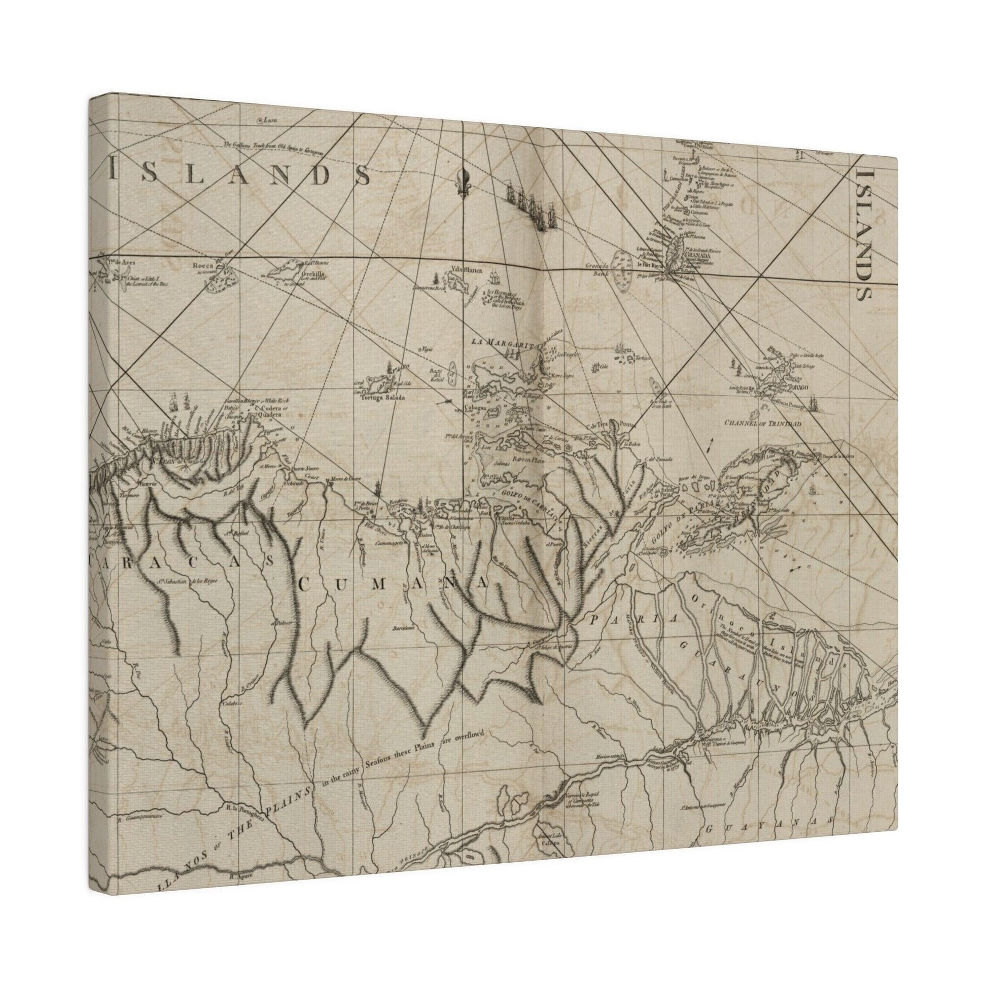 Close-up of vibrant coastal watercolor details highlighting the textured canvas surface and subtle color variations at the