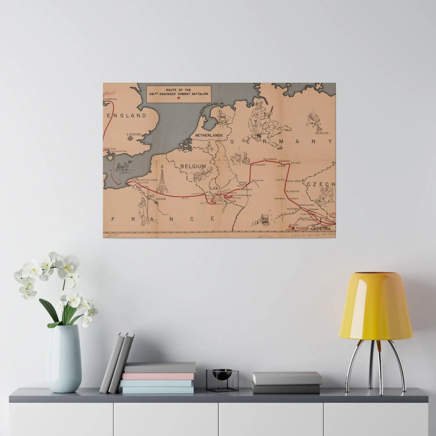 Route of the 281st Engineer Combat Battalion 3 November 1944 to 8 May 1945 - Pacific Sky Games