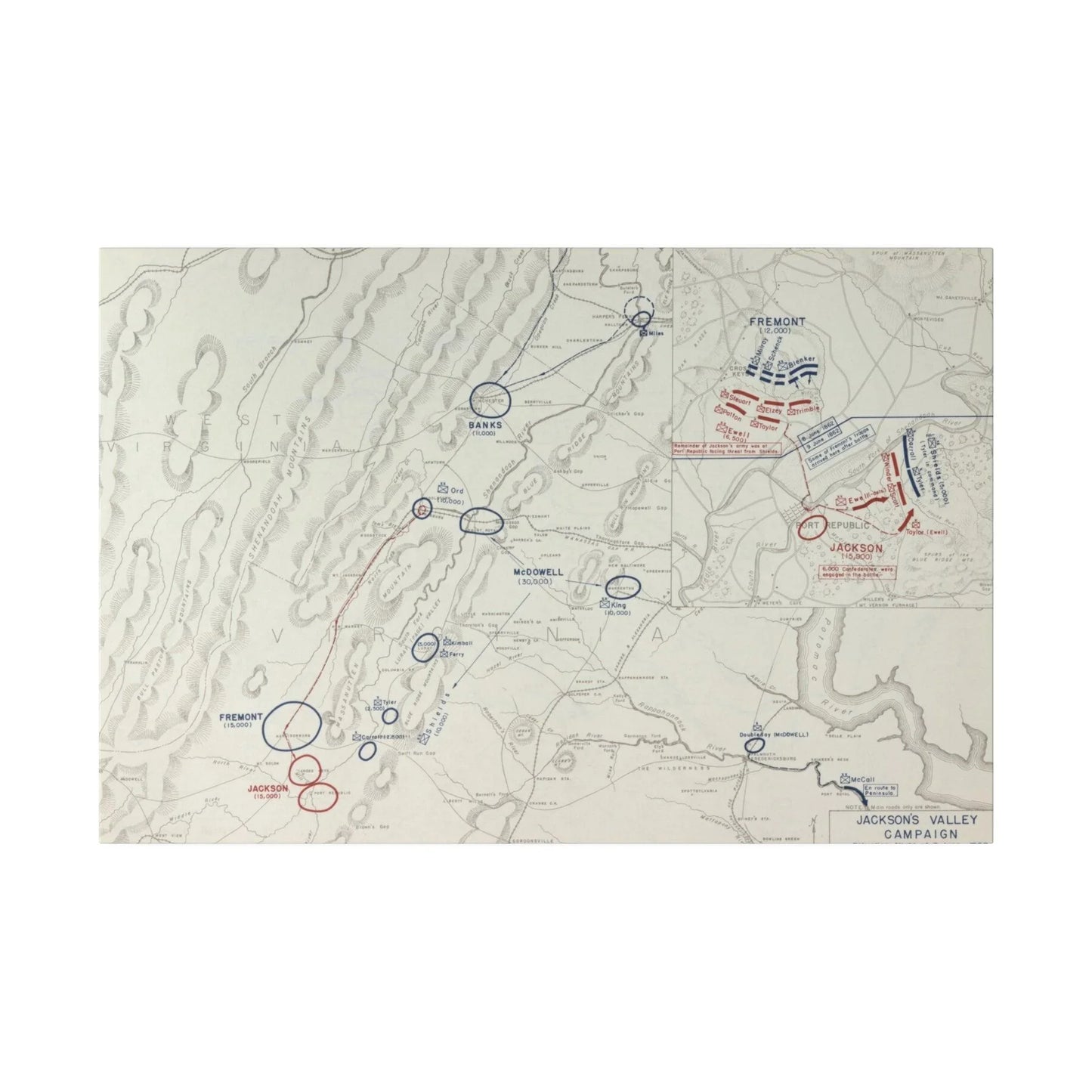 Close-up of detailed canvas texture highlighting stained, aged finish and hand-printed battle map design from a top-down