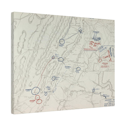 Close-up of detailed canvas texture highlighting aged, weathered finish and fine brushstrokes from the Civil War campaign