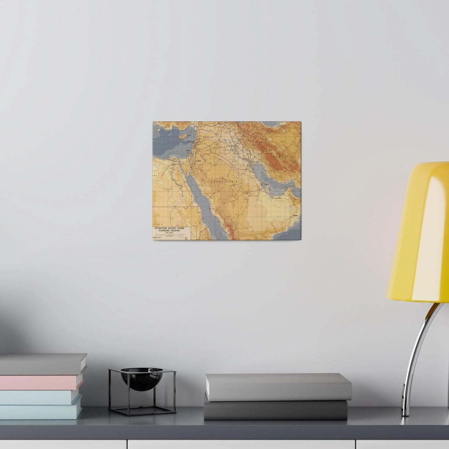 Operation Desert Storm Planning Graphic - Pacific Sky Games