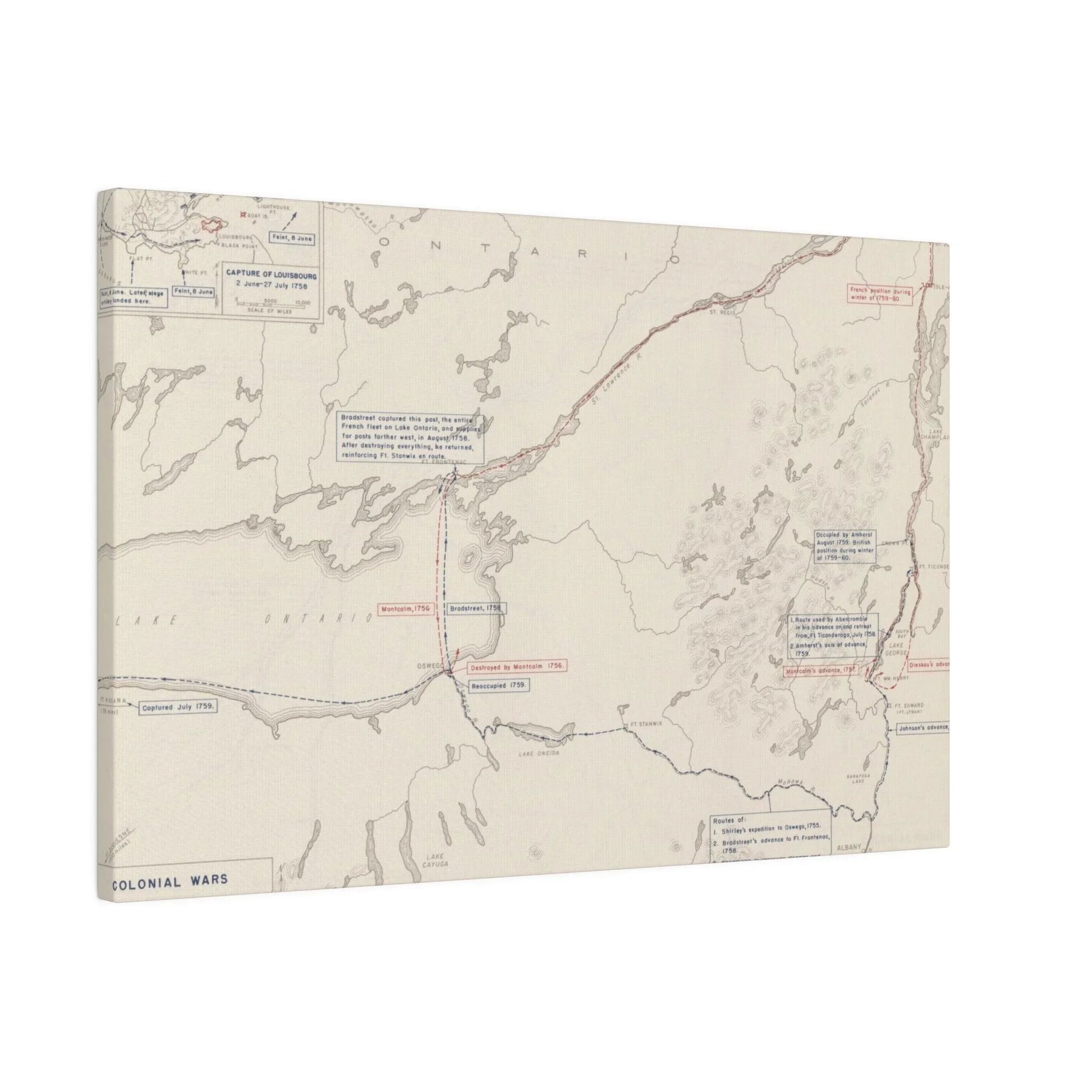 Close-up of detailed canvas texture highlighting aged, weathered surface and subtle brushstroke patterns on the colonial-era