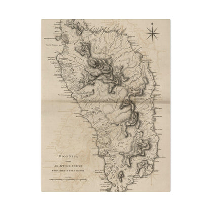 Close-up of the canvas texture showcasing fine weave and matte finish in warm earthy tones