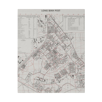 Close-up of textured canvas surface showcasing 1972 Vietnam scene with subtle weathered finish and small detailed