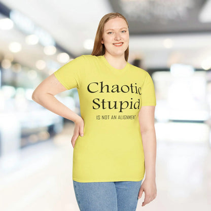 Close-up of black unisex softstyle T-shirt fabric highlighting smooth, tightly woven cotton blend texture and subtle