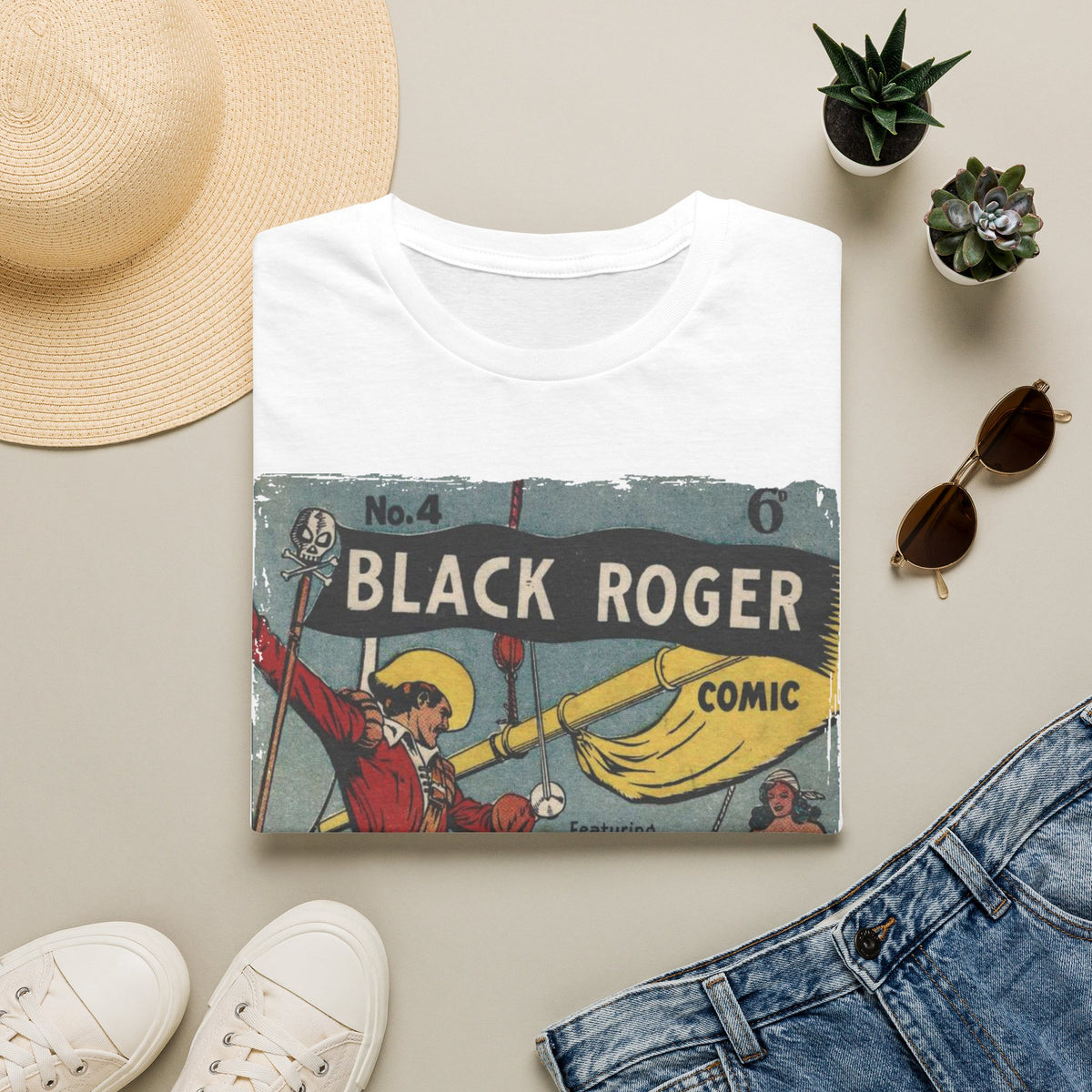 Close-up of black unisex softstyle T-shirt neckline and sleeve seam highlighting smooth fabric finish and precise stitching