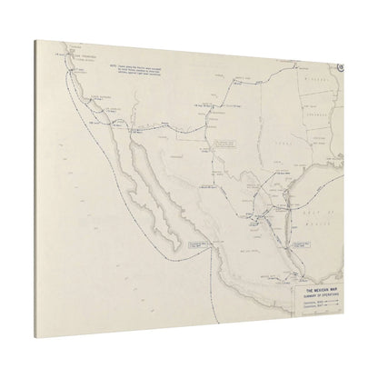 Close-up of detailed canvas texture featuring muted earth tones and subtle brushstroke effects from the Mexican War