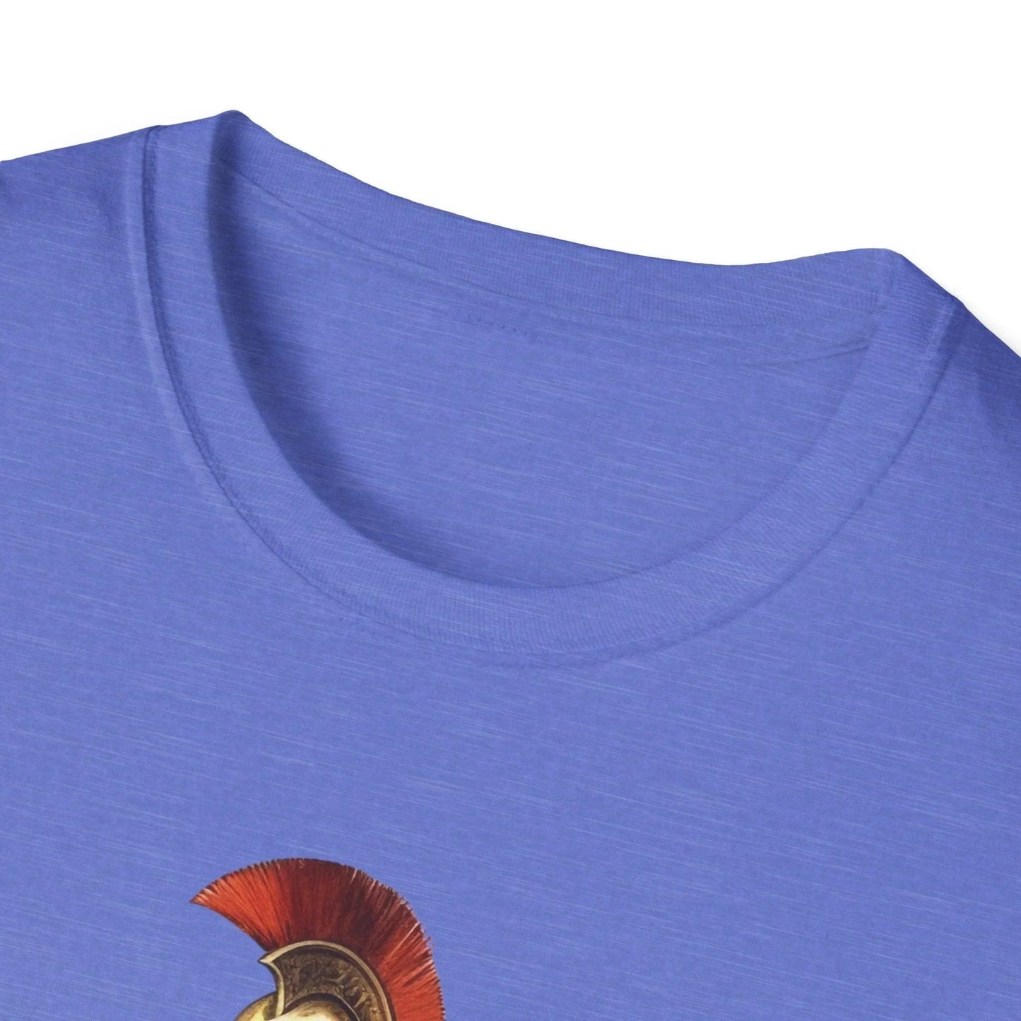 Close-up of the black linen fabric’s soft texture highlighting the relaxed fit and subtle stitching details around the collar