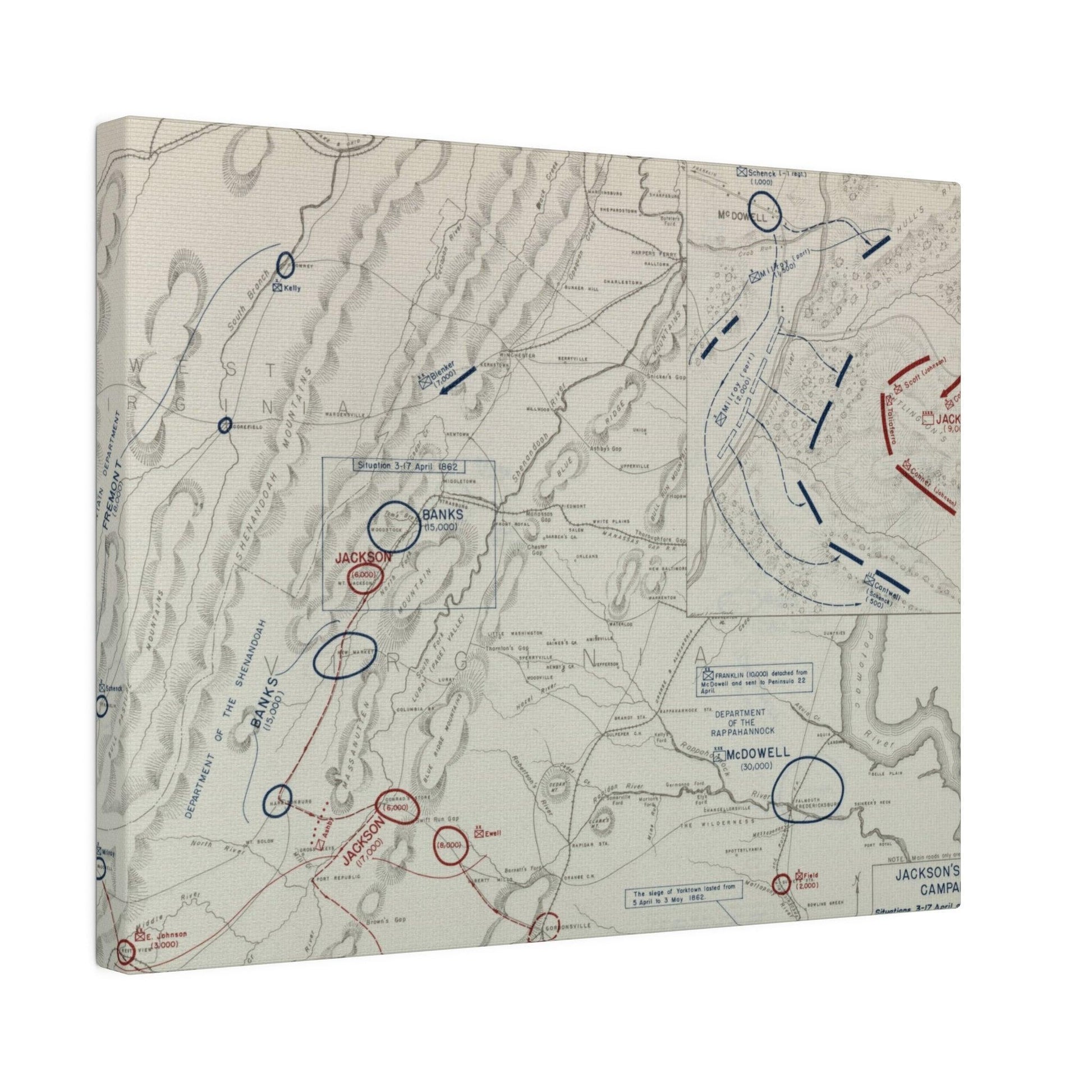 Close-up of textured canvas surface highlighting detailed brushstrokes and historical coloration for authentic Civil War