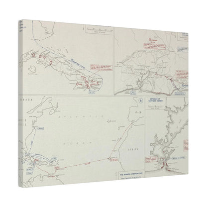 Spanish-American War, Santiago Campaign, Naval Operatoins in the Atlantic Apr-May, Defenses of Santiago Harbor, Spanish Dispositions 20 June, Initial Ops 22-24 June 1898 - Pacific Sky Games