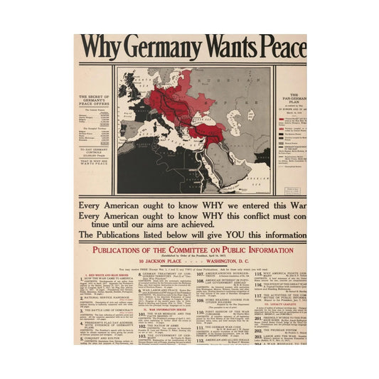 Why Germany Wants Peace 1917 - Pacific Sky Games