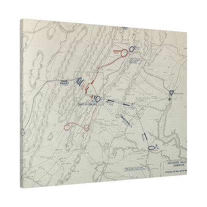 Detail shot of the canvas’s textured fabric surface highlighting the subtle brushstroke pattern and vintage color tone.