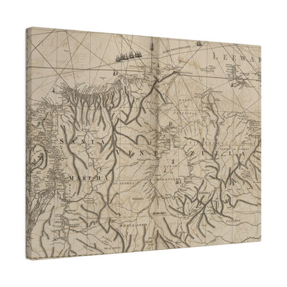 Close-up of detailed brushstrokes highlighting vibrant coastal hues and subtle texture on the canvas scene of Tierra Firma.