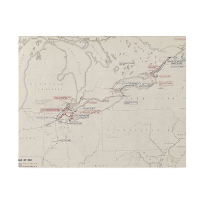 War of 1812, Operations In The North 1812-1814 - Pacific Sky Games