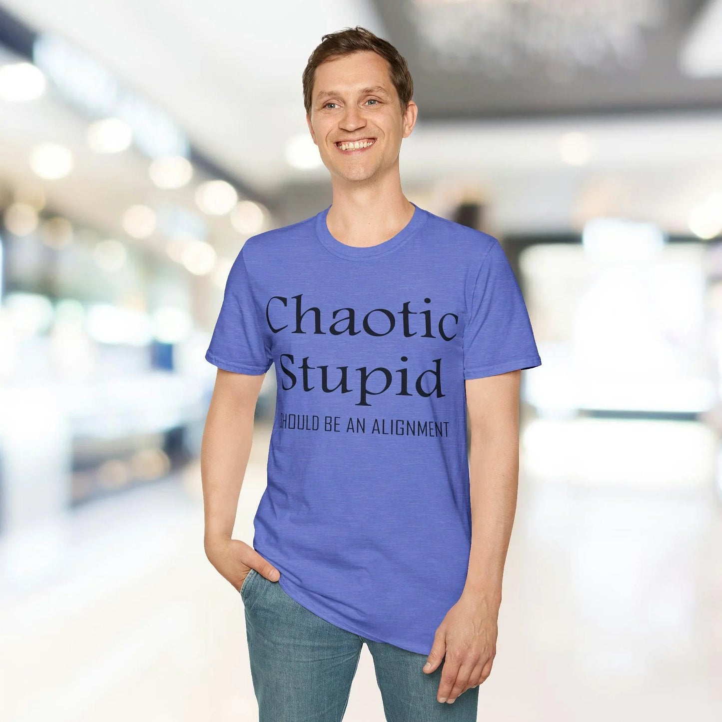 Close-up of black unisex softstyle T-shirt fabric showing subtle texture and stitching detail at the sleeve hem from a