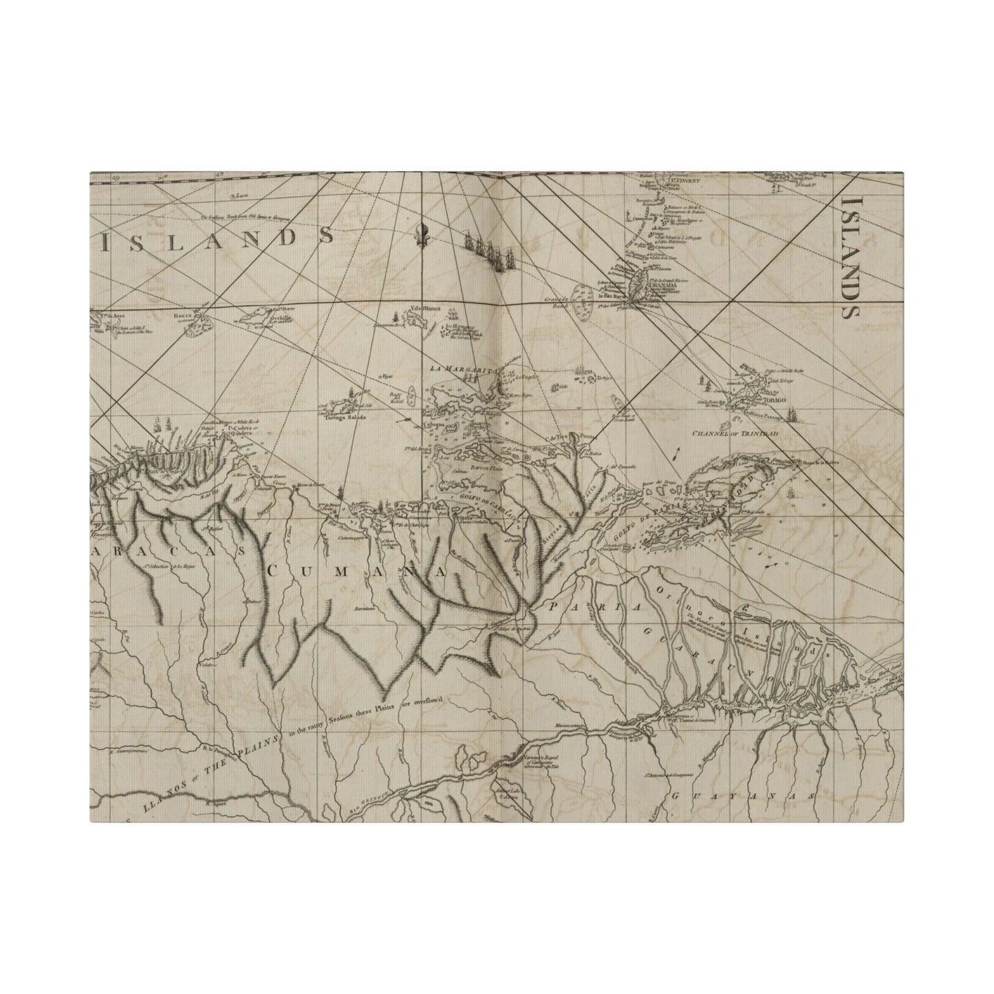 Close-up of vibrant coastal watercolor detail highlighting the textured canvas surface and fine brushstroke variations.