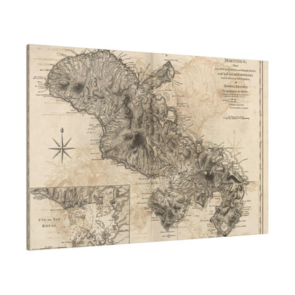 Close-up of the Martinico canvas fabric’s textured surface highlighting its durable weave and matte finish detail.