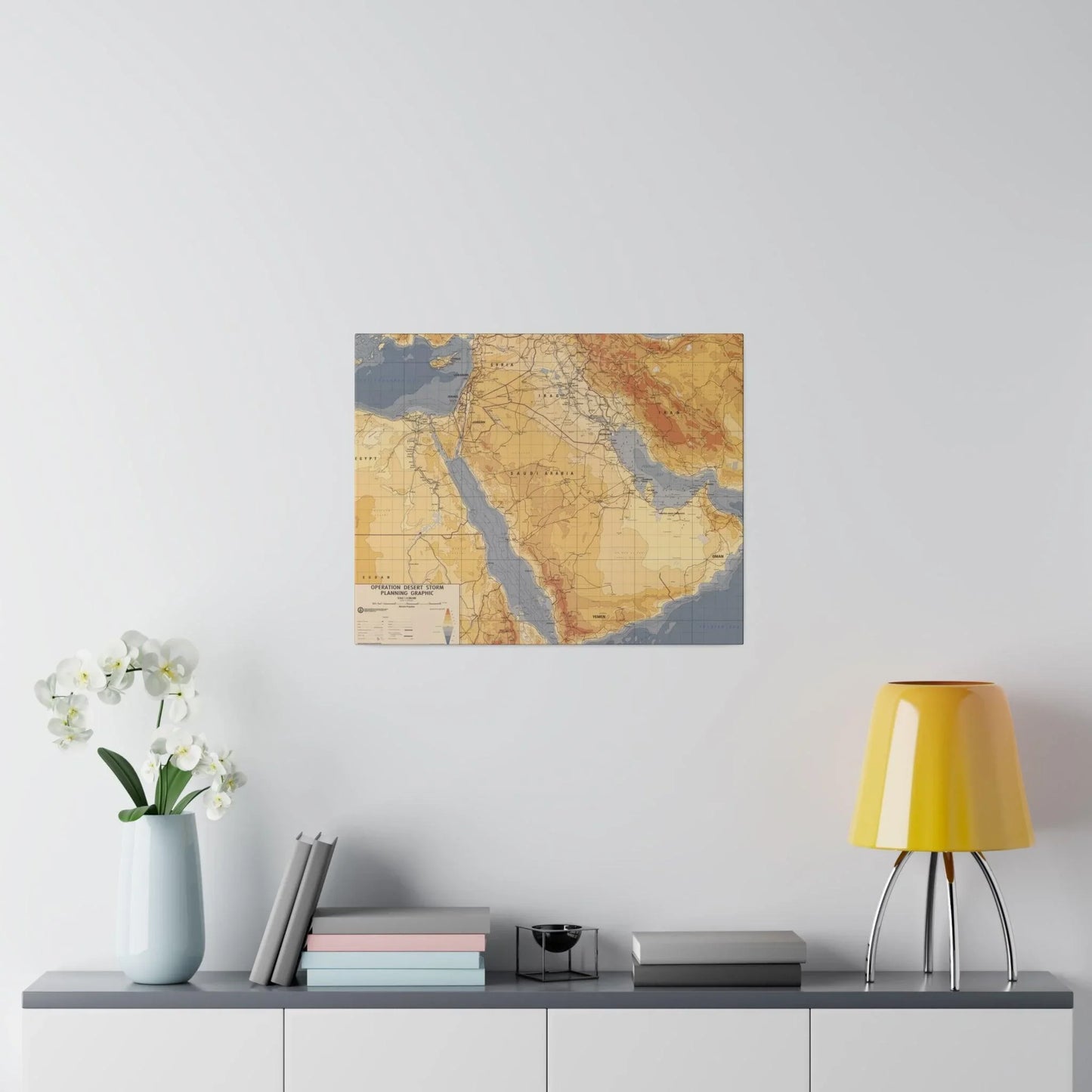 Operation Desert Storm Planning Graphic - Pacific Sky Games