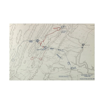 Close-up of canvas texture highlighting detailed brushstrokes and subtle color variations from the 1862 Jackson's Valley