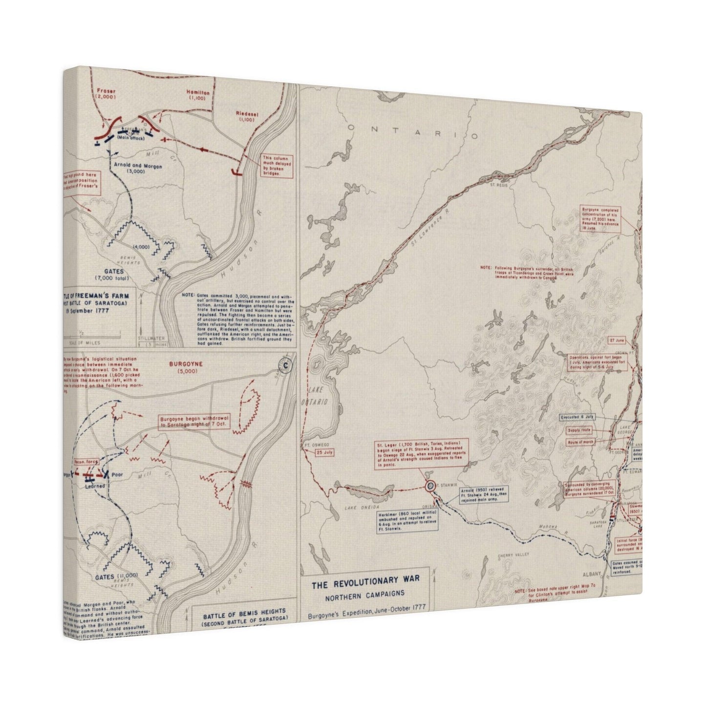 Revolutionary War, Burgoyne's Expedition 1777 - Pacific Sky Games