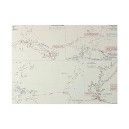 Spanish-American War, Santiago Campaign, Naval Operatoins in the Atlantic Apr-May, Defenses of Santiago Harbor, Spanish Dispositions 20 June, Initial Ops 22-24 June 1898 - Pacific Sky Games